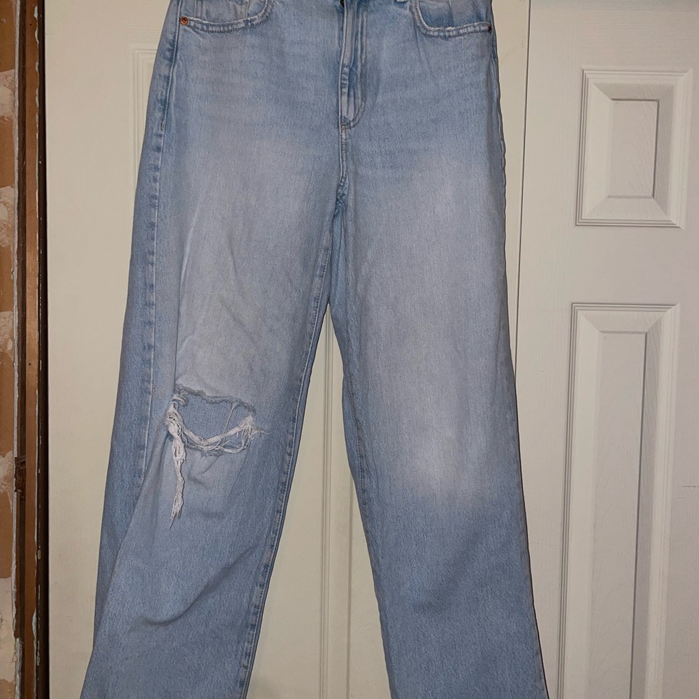 Garage Wide Leg High Wasited Jeans